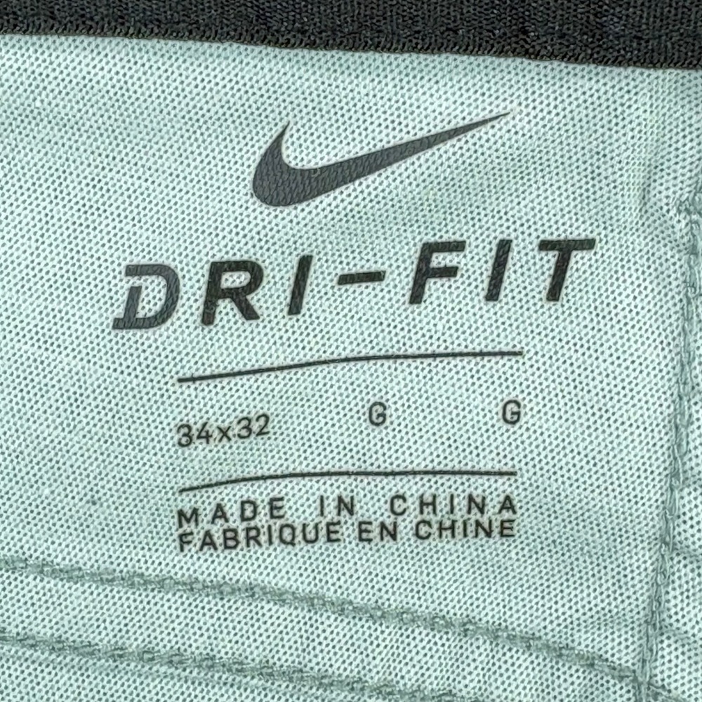 Nike Golf Pants Men 34x32 Dri-FIT Heather Green Performance‎ Chino Trousers - Picture 3 of 10